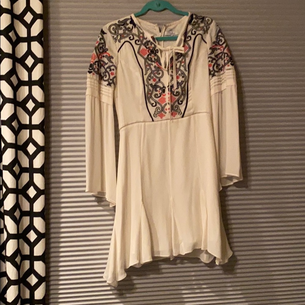 Parker cream flowy dress